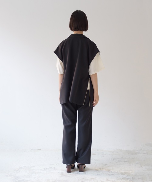 La SRIC（ラスリック）の「La SRIC / センタースリットイージーPT【セットアップ可】（その他パンツ・レディース・ベージュ/ブルー/ブラック・38）」の12枚目の写真