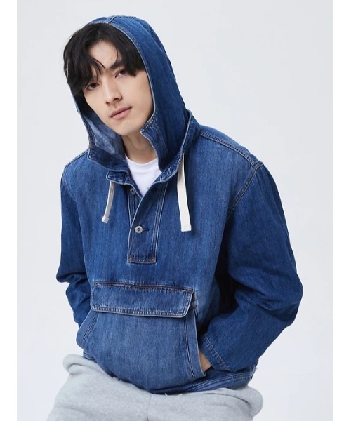 GAP（ギャップ）の「FREE&FLOW デニム ポンチョ（デニムジャケット