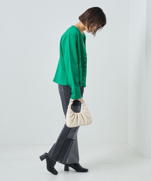 FREAK'S STORE（フリークスストア）の「TOWN CRAFT × FREAK'S STORE/タウンクラフト the FOXコンパクトカーディガン（カーディガン/ボレロ・レディース・ブラック/レッド/オフホワイト/グリーン/その他13・ﾌﾘ-）」の13枚目の写真