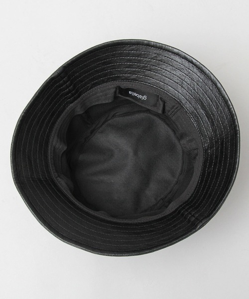 glabella（グラベラ）の「ヴィンテージ風 PU バケットハット（ハット・メンズ・ブラック・FREE）」の9枚目の写真