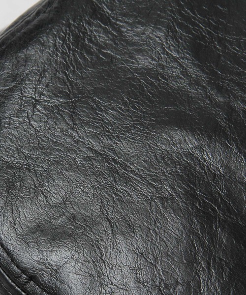 glabella（グラベラ）の「ヴィンテージ風 PU バケットハット（ハット・メンズ・ブラック・FREE）」の21枚目の写真