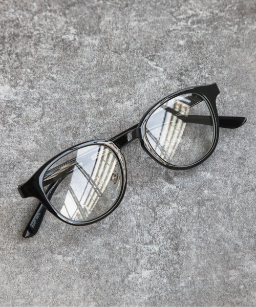 feepur（フェピュール）の「【UVカット】ボストンメガネ（メガネ・レディース・ブラック・FREE）」の4枚目の写真