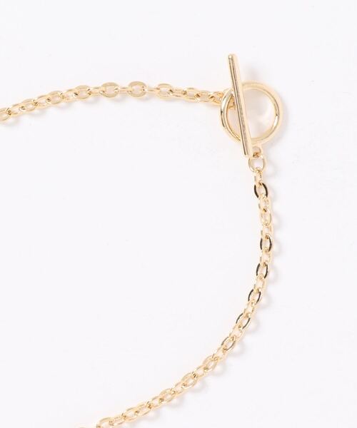 SPINNS(スピンズ)の「G.V.Oロゴ チェーンネックレス(ネックレス・メンズ・シルバー/ゴールド・ONESIZE)」の3枚目の写真