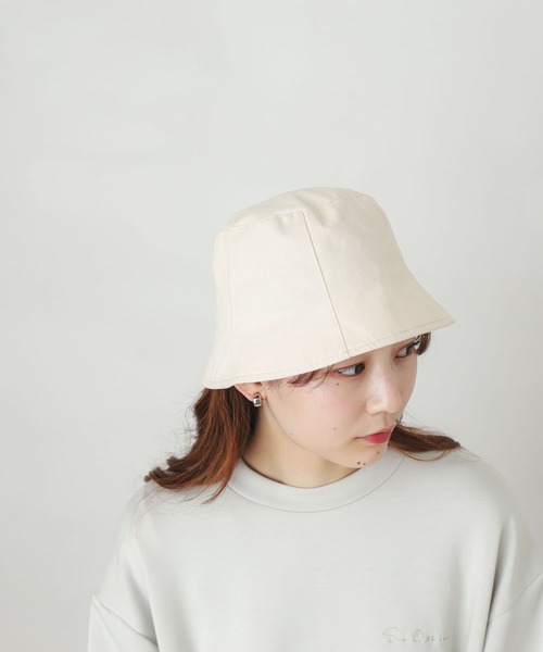 SENSE OF PLACE by URBAN RESEARCH（センスオブプレイスバイアーバンリサーチ）の「チューリップハット（ハット・レディース・ブラック/カーキ/アイボリー/オレンジ・ONE）」の2枚目の写真