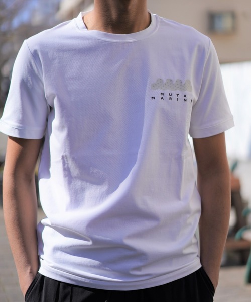 muta（ムータ）の「【別注】muta/ムータ/3D Print Tシャツ（Tシャツ/カットソー・メンズ・ブラック/ホワイト・6/8/5/7）」の2枚目の写真