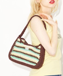 X-girl | MULTI STRIPE HANDBAG(ハンドバッグ)