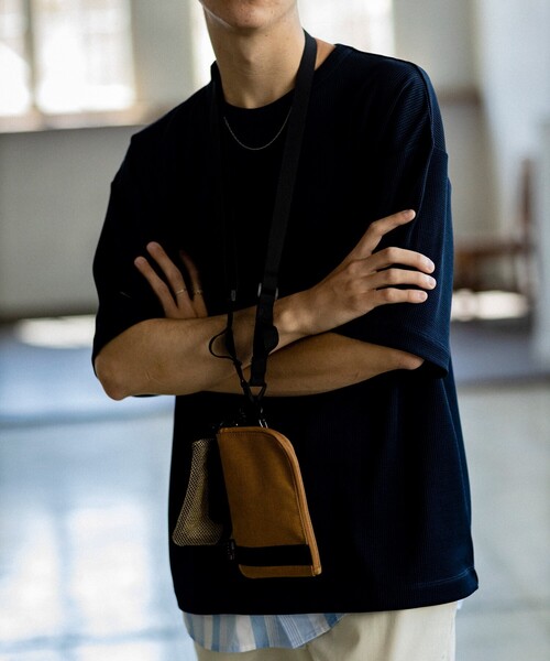THE SHOP TK (ザ ショップ ティーケー )の「◆【CORDURA(R)】3連マルチポーチ(ポーチ・メンズ・カーキ/ブラック/ブラウン系・00)」の2枚目の写真