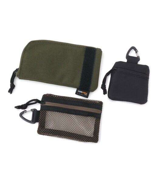 THE SHOP TK (ザ ショップ ティーケー )の「◆【CORDURA(R)】3連マルチポーチ(ポーチ・メンズ・カーキ/ブラック/ブラウン系・00)」の3枚目の写真