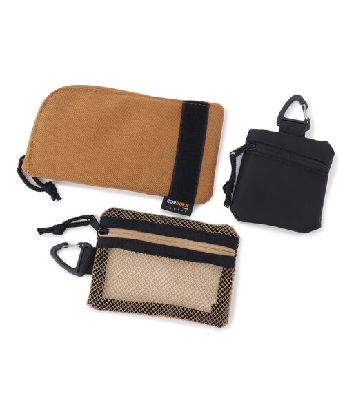 THE SHOP TK (ザ ショップ ティーケー )の「◆【CORDURA(R)】3連マルチポーチ(ポーチ・メンズ・カーキ/ブラック/ブラウン系・00)」の9枚目の写真