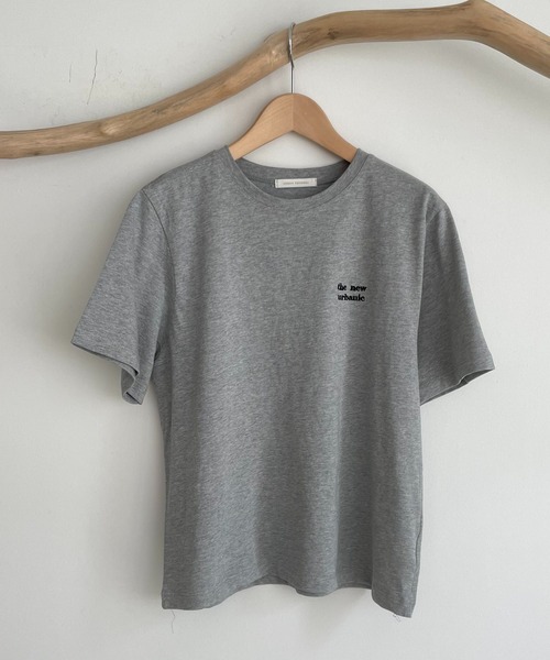 CANAL JEAN（キャナルジーン）の「El mar(エルマール) 刺繍ロゴコンパクトTシャツ（Tシャツ/カットソー・レディース・ホワイト/ブラック/ヘザーグレー・ONE SIZE）」の14枚目の写真