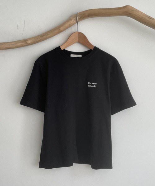 CANAL JEAN（キャナルジーン）の「El mar(エルマール) 刺繍ロゴコンパクトTシャツ（Tシャツ/カットソー・レディース・ホワイト/ブラック/ヘザーグレー・ONE SIZE）」の17枚目の写真