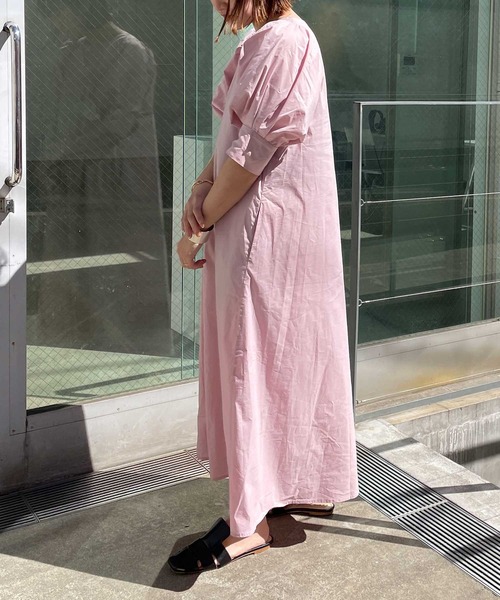 Omekashi（オメカシ）の「ビッグスリーブワンピース（ワンピース・レディース・ピンク/ブラック/オレンジ・36/38）」の20枚目の写真