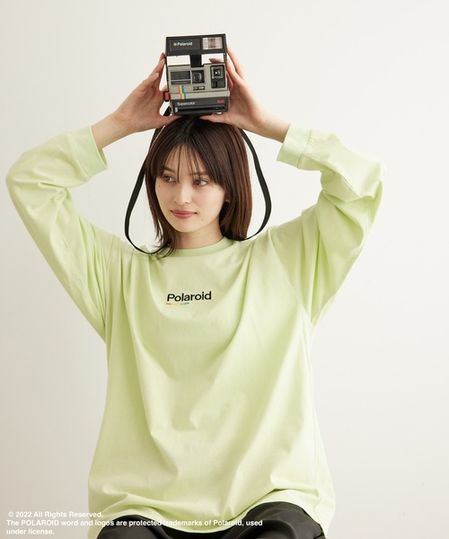 POLAROID（ポラロイド）の「ポラロイド別注バックフォトルーズロンT（T