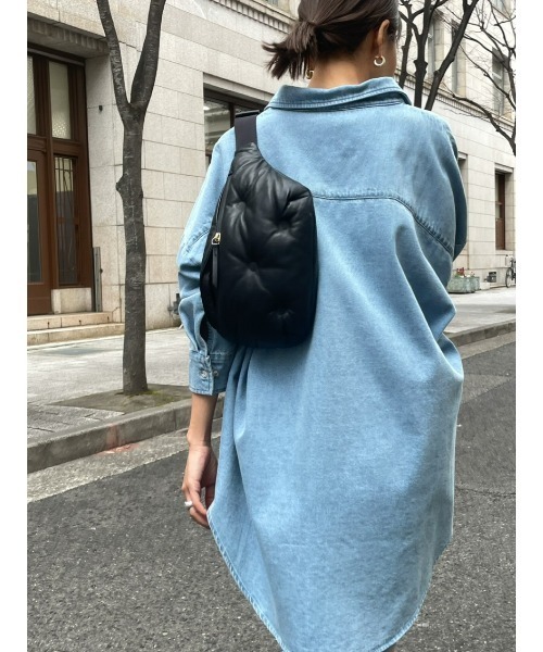 ulu（ウル）の「Denim dungaree shirt（シャツ/ブラウス・レディース・ライトブルー・FREE）」の17枚目の写真