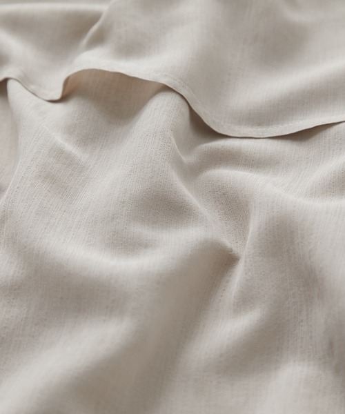 RIVE DROITE（リヴドロワ）の「WEB限定/ボイルローンワッシャーブラウス（シャツ/ブラウス・レディース・ブラック/グレー系その他・FREE）」の3枚目の写真