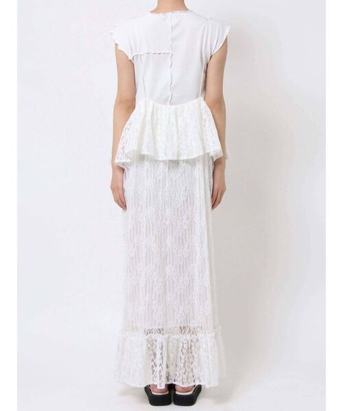 lace lace ストラップロングスカート merry jenny（メリージェニー）の「lace laceストラップロング