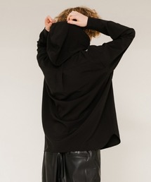 ANOTHERYOUTH | 【ANOTHERYOUTH/アナザーユーズ】logo hood shirts/長袖シャツ オーバーサイズシャツ ビッグシャツ カラーシャツ(シャツ/ブラウス)
