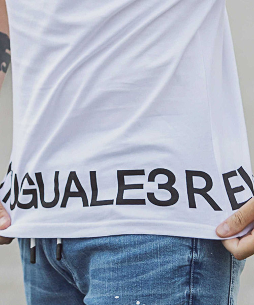 1PIU1UGUALE3 RELAX (ウノピゥウノウグァーレトレ リラックス)の「1PIU1UGUALE3 RELAX(ウノピゥウノウグァーレトレ リラックス)グラデーションロゴ半袖Tシャツ(Tシャツ/カットソー・メンズ・ホワイト/ブラック・S/L/M/XL/XXL)」の17枚目の写真