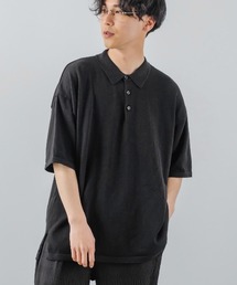 improves | サマーニット オーバーサイズ ビッグ ポロシャツ(ポロシャツ)