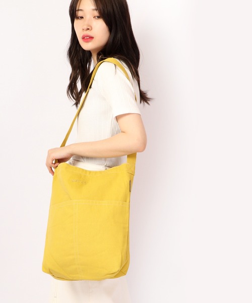 FUNALIVE(ファンアライブ)の「naturalistic ロゴ刺繍ショルダーバッグ(ショルダーバッグ・レディース・ピンク/イエロー/オレンジ/グリーン/ロイヤルブルー/ブラック・FREE)」の20枚目の写真