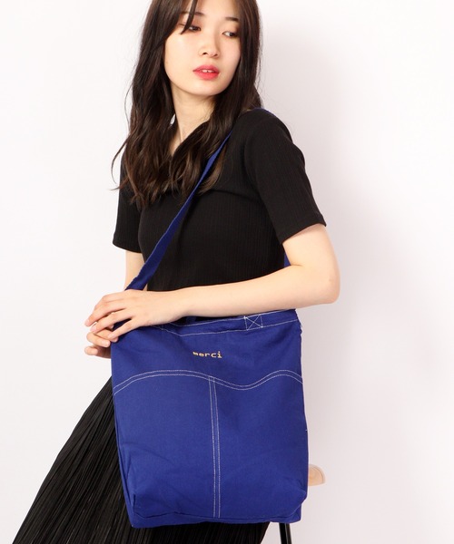 FUNALIVE(ファンアライブ)の「naturalistic ロゴ刺繍ショルダーバッグ(ショルダーバッグ・レディース・ピンク/イエロー/オレンジ/グリーン/ロイヤルブルー/ブラック・FREE)」の15枚目の写真