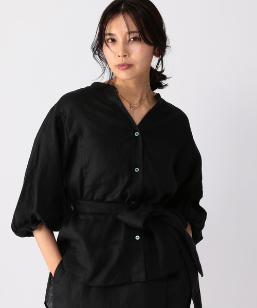 BARNYARDSTORM（バンヤードストーム）の「BARNYARDSTORM / 【WEB限定カラー展開】バルーンスリーブブラウス（シャツ/ブラウス・レディース・ブラック/カーキ/ブルー・1/0）」の15枚目の写真