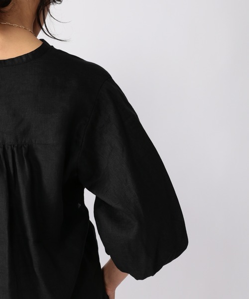 BARNYARDSTORM（バンヤードストーム）の「BARNYARDSTORM / 【WEB限定カラー展開】バルーンスリーブブラウス（シャツ/ブラウス・レディース・ブラック/カーキ/ブルー・1/0）」の21枚目の写真