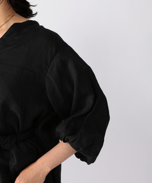 BARNYARDSTORM（バンヤードストーム）の「BARNYARDSTORM / 【WEB限定カラー展開】バルーンスリーブブラウス（シャツ/ブラウス・レディース・ブラック/カーキ/ブルー・1/0）」の11枚目の写真