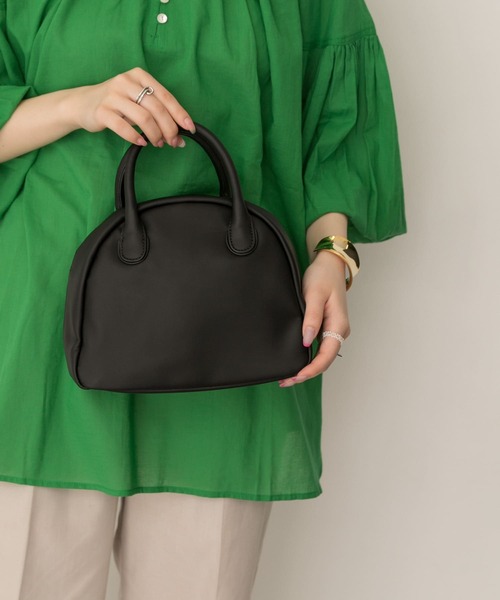 RODE SKO（ロデスコ）の「ミニボストンバッグ（ボストンバッグ・レディース・ブラック/ベージュ/アイボリー・ONE）」の3枚目の写真