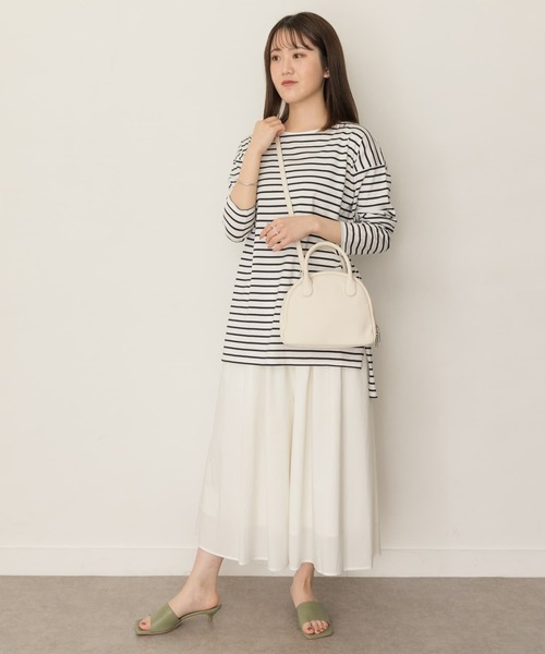 RODE SKO（ロデスコ）の「ミニボストンバッグ（ボストンバッグ・レディース・ブラック/ベージュ/アイボリー・ONE）」の12枚目の写真