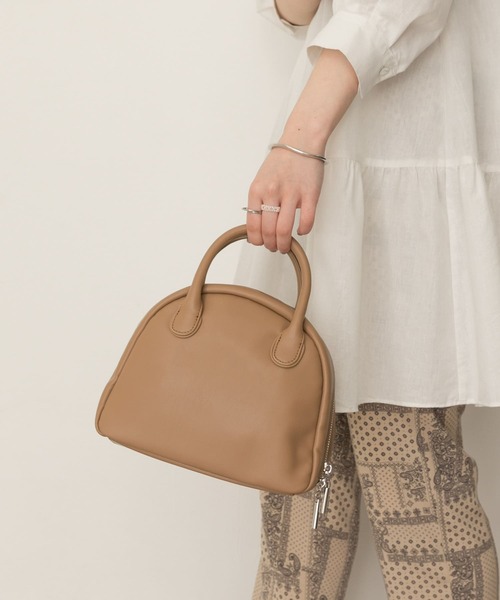 RODE SKO（ロデスコ）の「ミニボストンバッグ（ボストンバッグ・レディース・ブラック/ベージュ/アイボリー・ONE）」の13枚目の写真