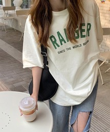 Chaco closet | オーバーサイズカレッジロゴ半袖Ｔシャツ(Tシャツ/カットソー)