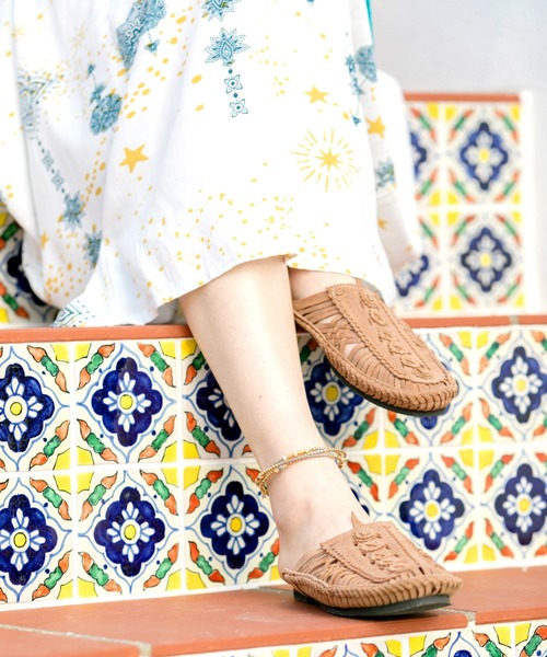 チャイハネ（チャイハネ）の「【チャイハネ】アダリヤアンクレット（アンクレット・レディース・ブラック/グレー/ライトブルー/レッド/イエロー・FREE）」の6枚目の写真