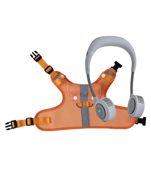 SPICE OF LIFE（スパイス オブ ライフ）の「【在庫限り】ドッグウェア＆ハンズフリー扇風機セット(シロッコファン) Mサイズ/Lサイズ（ペットウェア・レディース・グレー系その他/オレンジ系その他/グレー系その他2/オレンジ系その他2・M/L）」の11枚目の写真