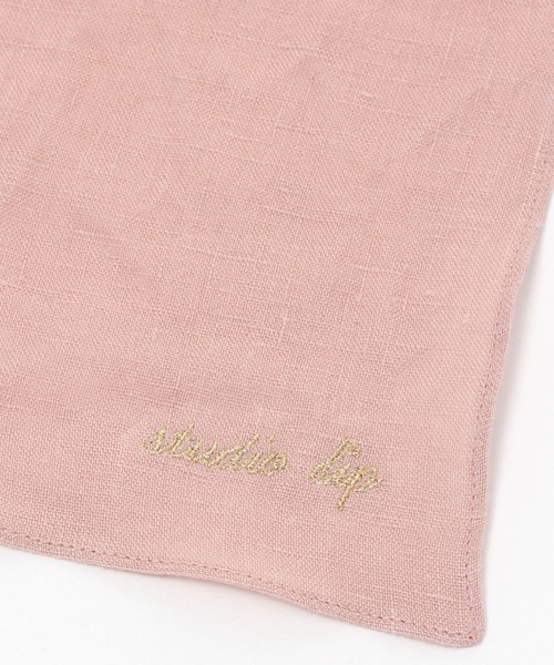 studio CLIP(スタディオクリップ)の「フレンチリネンハンカチ(ハンカチ/ハンドタオル・レディース・ホワイト/イエロー/ライトグリーン/ピンク・FREE)」の7枚目の写真