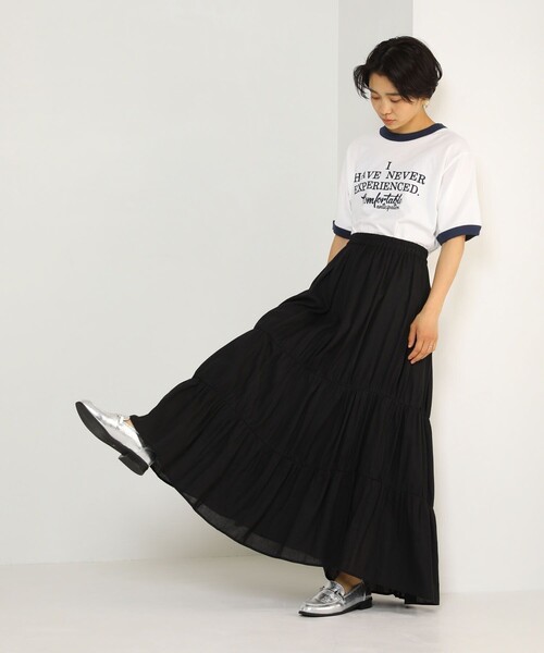 FREAK'S STORE（フリークスストア）の「VINTAGEリンガーTEE/ヴィンテージリンガーTシャツ（Tシャツ/カットソー・レディース・ブラウン/ネイビー/レッド/グリーン・ﾌﾘ-）」の10枚目の写真