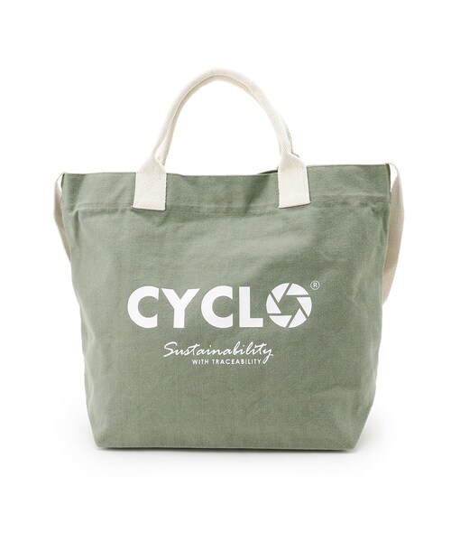 SHOO・LA・RUE（シューラルー）の「◆CYCLO BIGトートバッグ（トートバッグ・レディース・カーキ/ナチュラル/ブラック系1・00）」の17枚目の写真