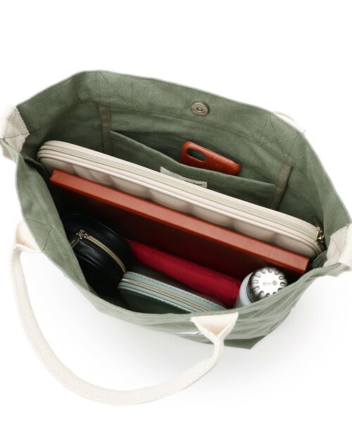 SHOO・LA・RUE（シューラルー）の「◆CYCLO BIGトートバッグ（トートバッグ・レディース・カーキ/ナチュラル/ブラック系1・00）」の9枚目の写真