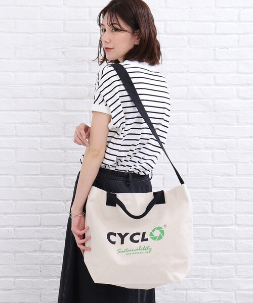 SHOO・LA・RUE（シューラルー）の「◆CYCLO BIGトートバッグ（トートバッグ・レディース・カーキ/ナチュラル/ブラック系1・00）」の13枚目の写真