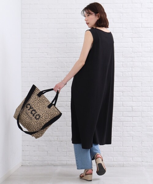 SHOO・LA・RUE（シューラルー）の「◆CYCLO BIGトートバッグ（トートバッグ・レディース・カーキ/ナチュラル/ブラック系1・00）」の5枚目の写真