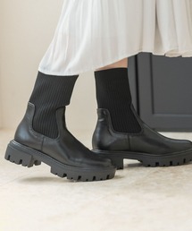 BAYFLOW | トラックソールリブブーツ(ブーツ)