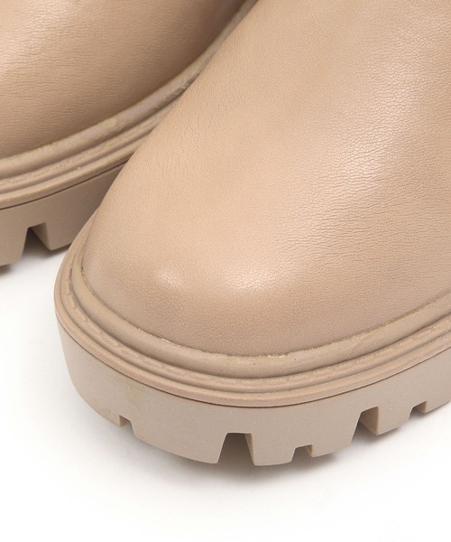 BAYFLOW（ベイフロー）の「トラックソールリブブーツ（ブーツ・レディース・ブラック/ベージュ・MEDIUM/LARGE）」の15枚目の写真