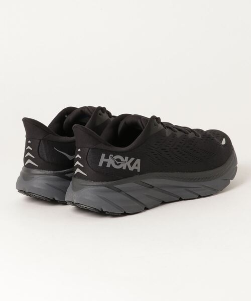 HOKA(ホカ)の「ホカ HOKA クリフトン 8 ワイド CLIFTON 8 WIDE(スニーカー・レディース・ブラック×ブラック・23.5cm/24.5cm/23.0cm/24.0cm/25.0cm)」の3枚目の写真