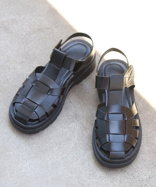NOFALL(ノーフォール)の「ボリュームソールグルカサンダル(サンダル・レディース・ブラック・LL/3L/M/S/L/SS)」の4枚目の写真