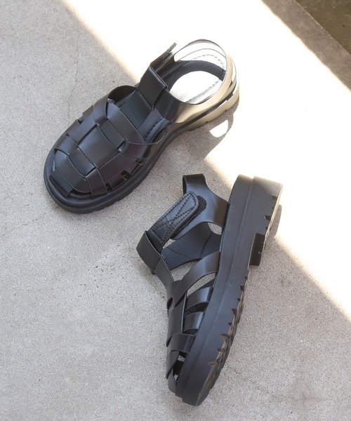 NOFALL(ノーフォール)の「ボリュームソールグルカサンダル(サンダル・レディース・ブラック・LL/3L/M/S/L/SS)」の5枚目の写真