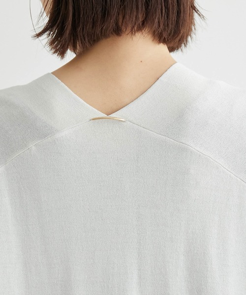 ROPE' PICNIC（ロペピクニック）の「UVカット＆洗濯機OK/Aラインカーディガン（カーディガン/ボレロ・レディース・ライトグレー/ブラック/グリーン・38）」の4枚目の写真