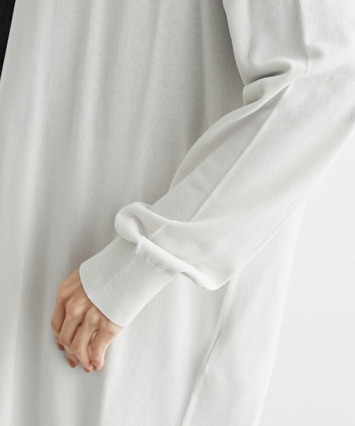 ROPE' PICNIC（ロペピクニック）の「UVカット＆洗濯機OK/Aラインカーディガン（カーディガン/ボレロ・レディース・ライトグレー/ブラック/グリーン・38）」の14枚目の写真