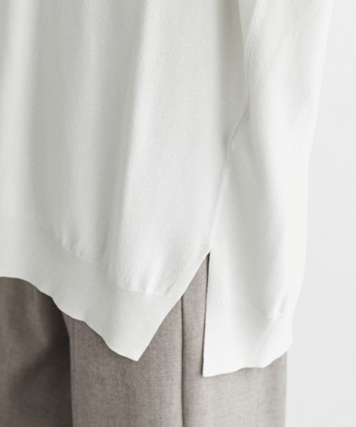 ROPE' PICNIC（ロペピクニック）の「UVカット＆洗濯機OK/Aラインカーディガン（カーディガン/ボレロ・レディース・ライトグレー/ブラック/グリーン・38）」の12枚目の写真