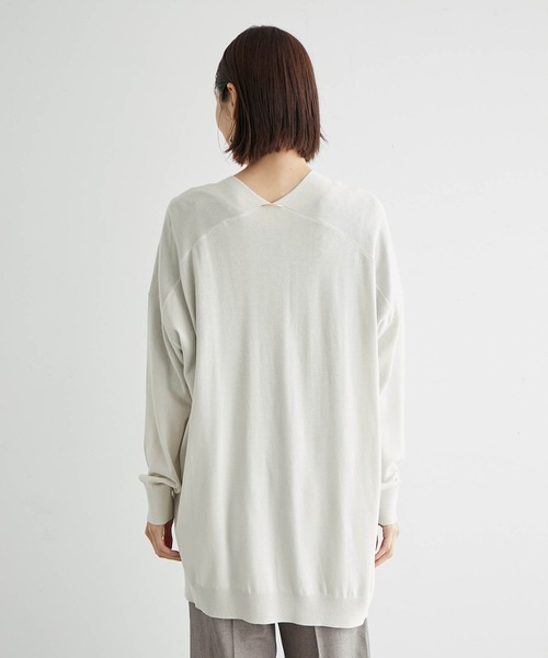 ROPE' PICNIC（ロペピクニック）の「UVカット＆洗濯機OK/Aラインカーディガン（カーディガン/ボレロ・レディース・ライトグレー/ブラック/グリーン・38）」の21枚目の写真