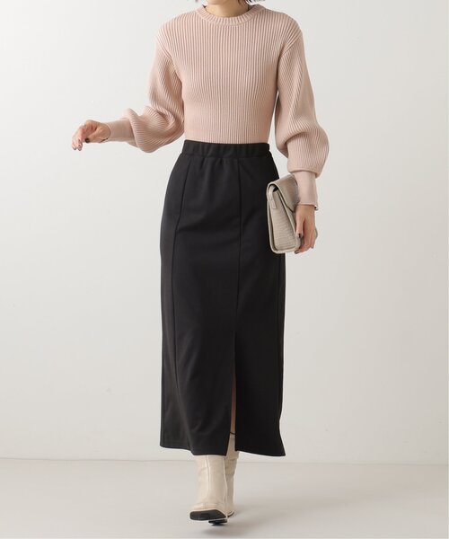 frames RAY CASSIN（フレームスレイカズン）の「ボリュームスリーブリブニット（ニット/セーター・レディース・ブラック/ベージュ/オフホワイト/ピンク/ターコイズブルー/イエロー/オレンジ/グリーン/ブルー/ラベンダー・FREE）」の13枚目の写真